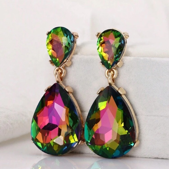 Jewelry - Multi Iridescent Jumbo Drops